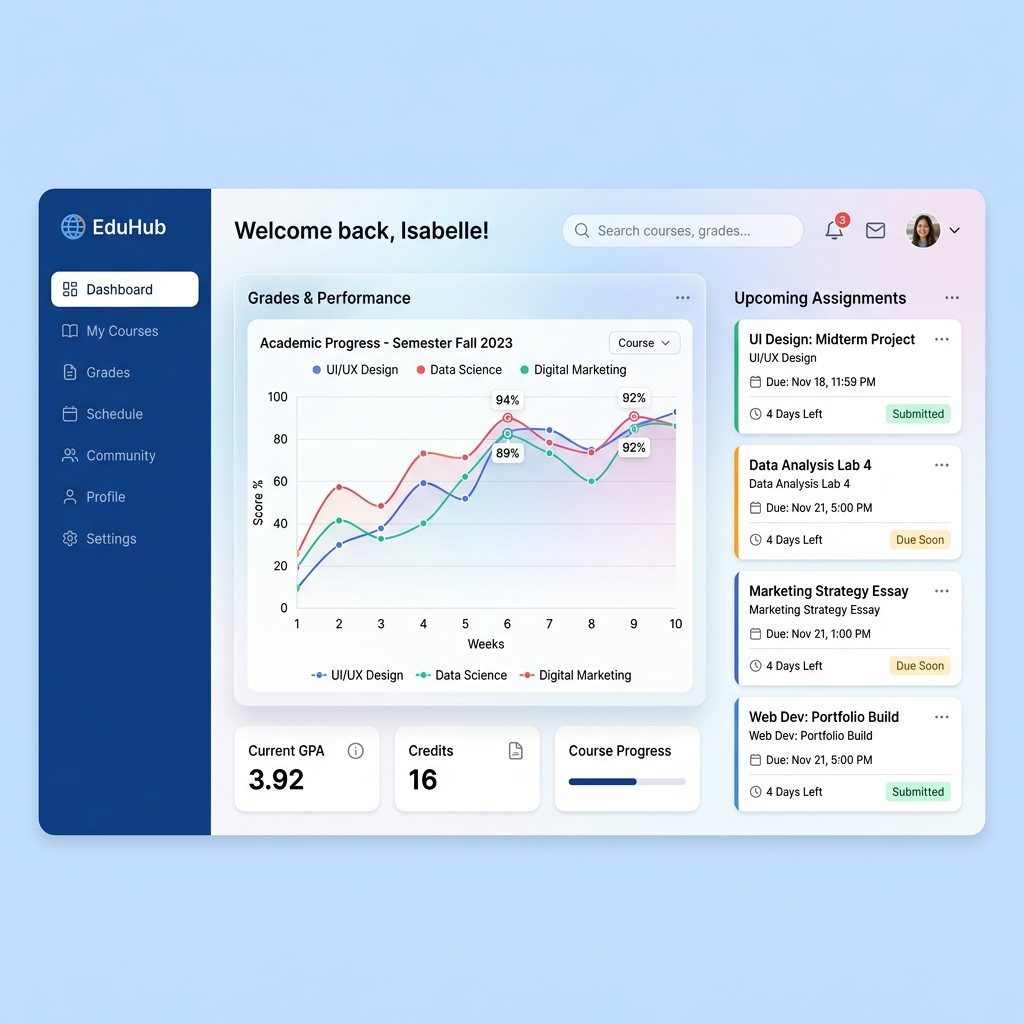 EduTrack: Platform Manajemen Pembelajaran (LMS)